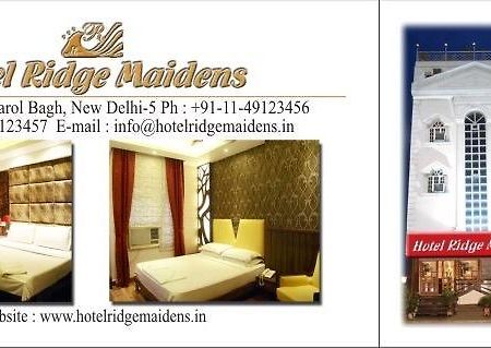 Ridge Maidens Hotel New Delhi Exterior photo