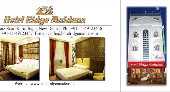 Ridge Maidens Hotel New Delhi Exterior photo